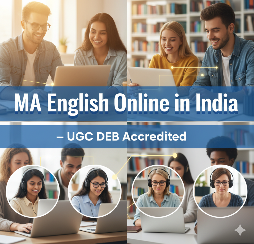 MA English Online in India –UGC DEB Accredited Courses ma english online in india –ugc deb accredited