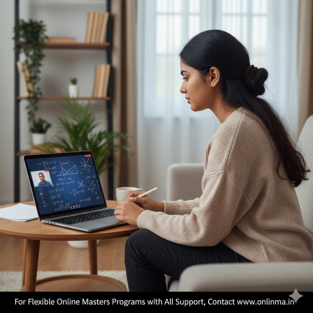 MSc Math Online Programs in India-{UGC Approved} msc math online student in india