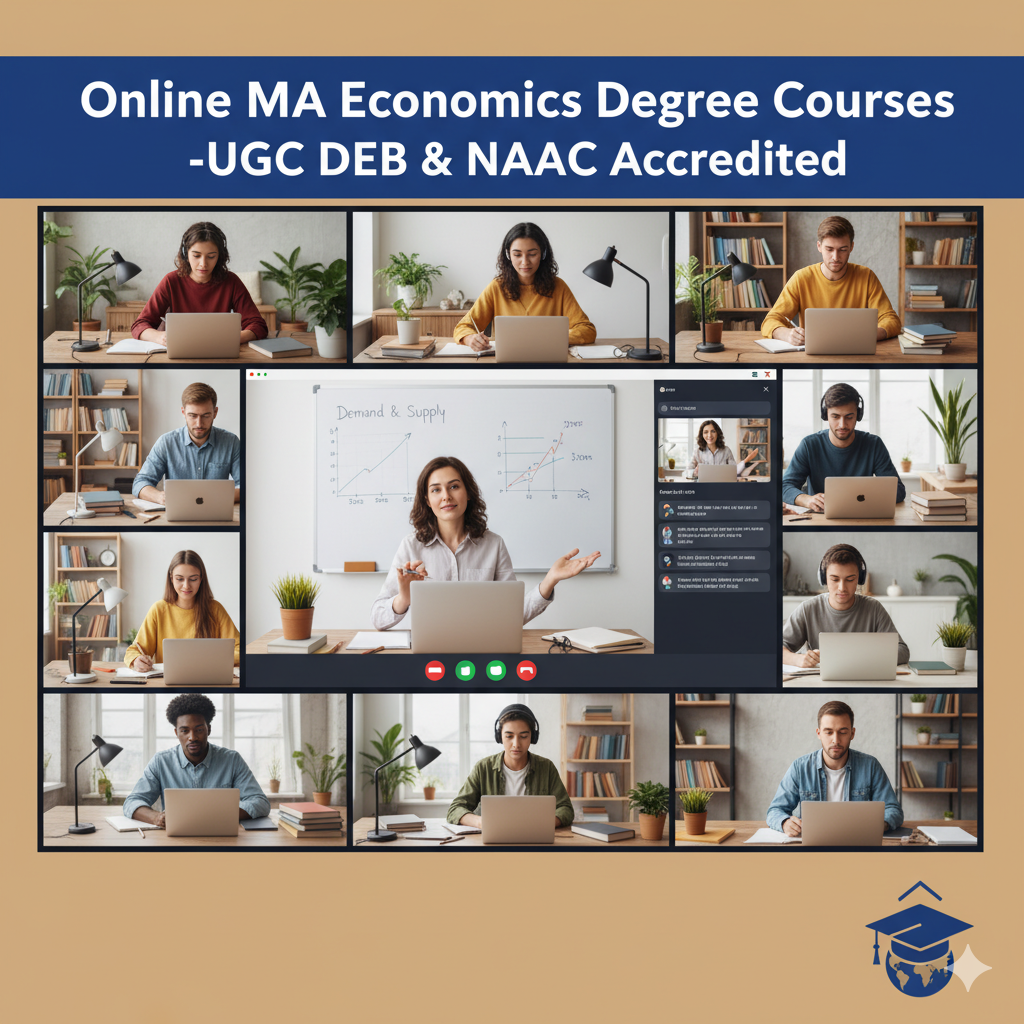 Online MA Economics Degree in India {UGC Approved Masters} online ma economics degree